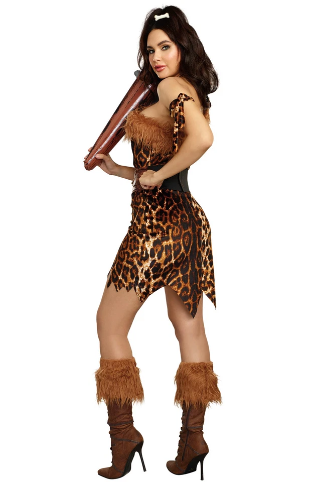 Disfraz de Cutie Prehistórico Clubbin' para adulto Foto 2 de 2