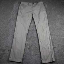 Flint and Tinder Pants Mens 34 Beige Office Career Stretch Huckberry Chino 34x32