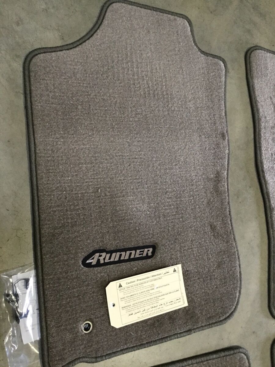 1996-2002 4RUNNER Carpet Floor Mats OAK Beige PT206-89010-14 GENUINE TOYOTA  OEM