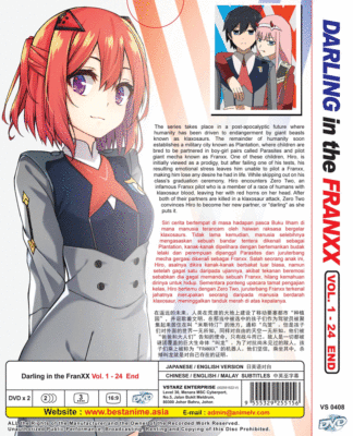 ANIME DARLING IN THE FRANXX VOL.1-24 END DVD ENGLISH DUBBED^REGION