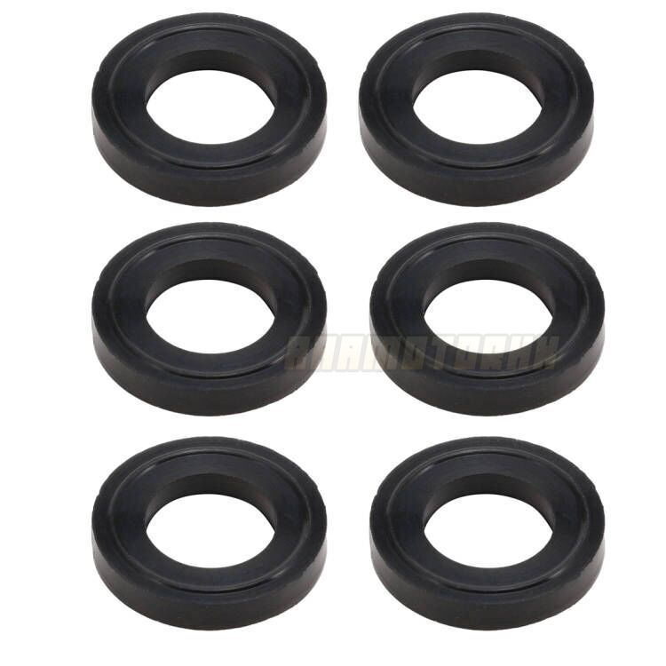 6 Valve Cover Bolt Seal Rubber Mounting For Kawasaki ZX-7 ZX-6 ZX