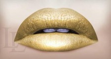 LIPLAND COSMETICS BRILLIANT CREAM MATTE LIPSTICK LIMITED 4g/0.14oz GOLD DIGGER