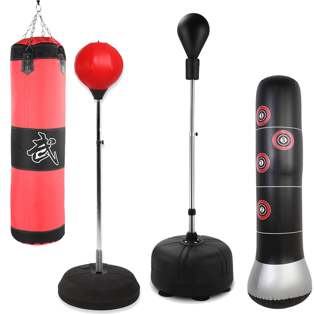 Pure Tower Kick Boxing Inflatable Free-Standing Mma Training//Punching Target Bag