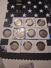 Lot of 10 Canadian SILVER 50c Half Dollars 1957 - 1964