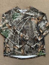 Realtree Thermal Camouflage Long Sleeve Hunting T-Shirt Men's Size L