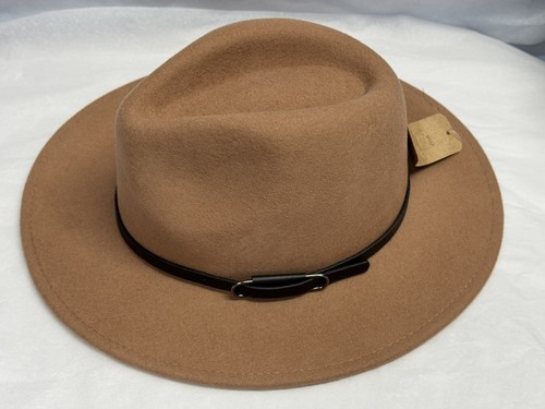 Unisex Men Women Fedora Hat 100% Wool Felt Panama Hat - Picture 4 of 8