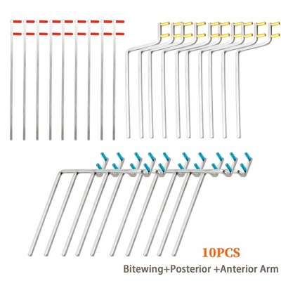 10pcs Universal Dental X-Ray Positioning Dental Sensor Holder Indicator Arm Kit