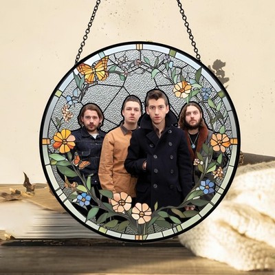 Arctic Monkeys Stained Glass Suncatcher -Home Window Hanging Ornament
