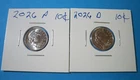 2026 P + D Emerging Liberty SemiQ Dime 10¢ "BU" 2-Coin Set (IN HAND)!!!!!!!!!!!!