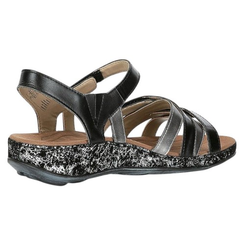 Romika Fidschi 74 Adjustable Metallic Leather Sandals Comfort Shoes EU 41 NEW - Picture 5 of 15