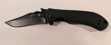 Kershaw Emerson Pocket Knife 6024BLK Thumb Disk/Wave Opener Clip Point Blade G10