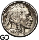 1913-D Buffalo Nickel, Type 2, Choice AU+ Better Date