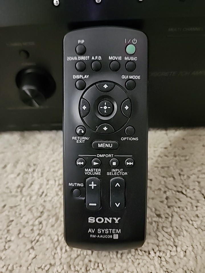 Sony Sen R4400 Sony STR-DA4400ES Multi Channel AV Surround Receiver with Remote Bundle ...