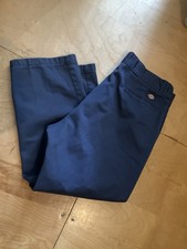 Dickies Original Fit vintage mens blue workwear chino pants 40 x 28 Honduras