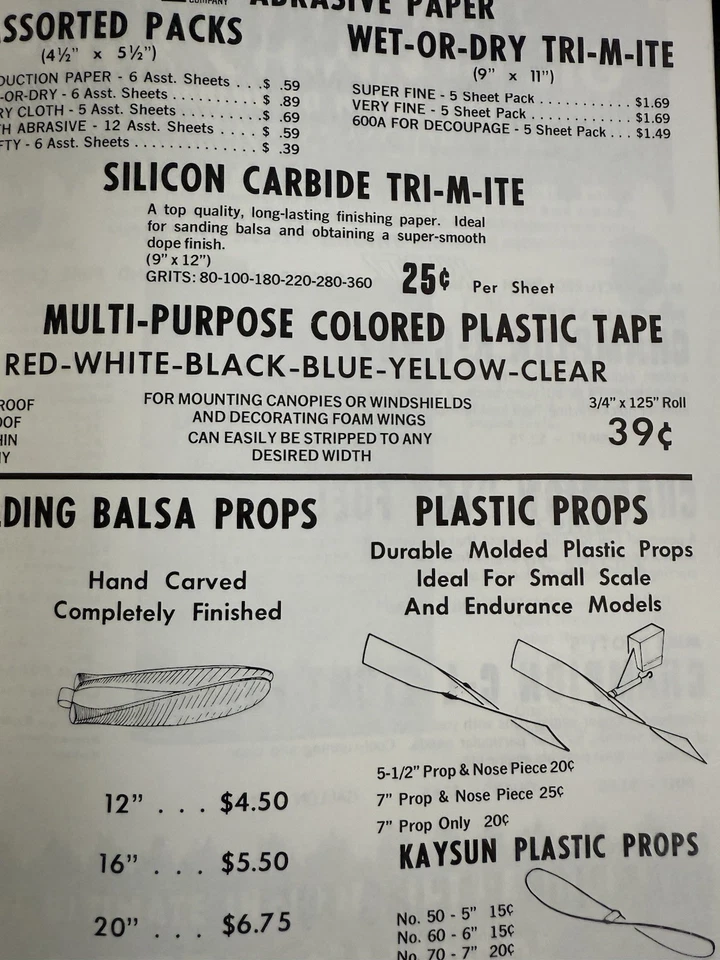 Sig Manufacturing Co Catalog 33 Vintage Gas Plane Kits, Parts, Tools, Engine Mz1 - Image 2 of 4