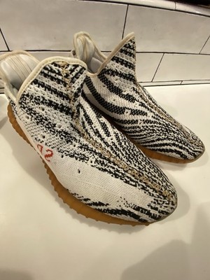  Size 11 adidas Yeezy Boost 350 V2 Zebra Running Shoes 