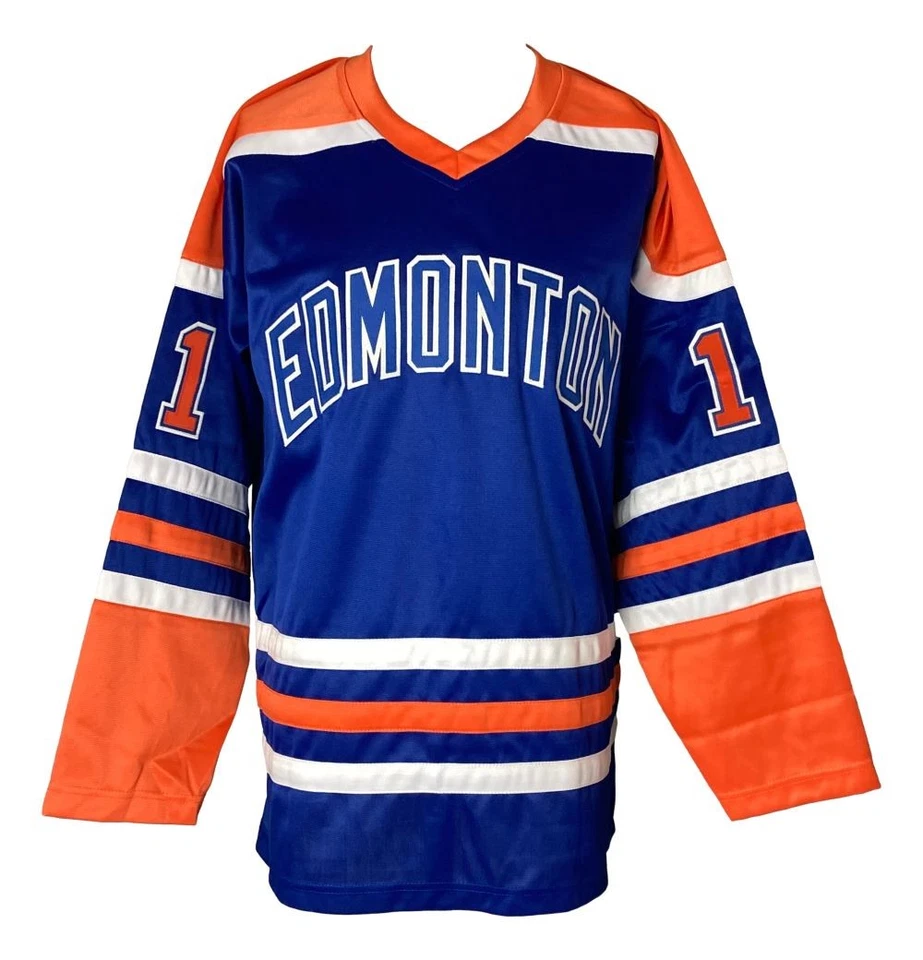 Mark Messier Edmonton Signed Blue Hockey Jersey JSA - Image 3 of 3