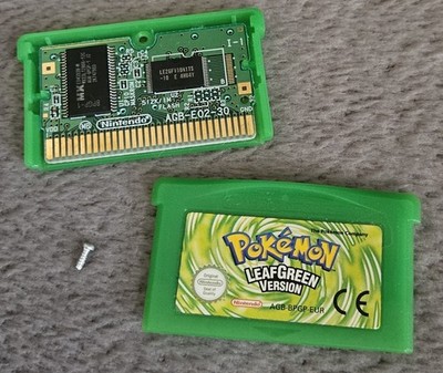 Pokémon Blattgrüne Version Nintendo Gameboy Advance Original UK PAL