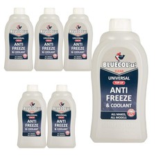 Bluecol BLU001 Universal Engine Antifreeze & Summer Coolant Kit 1L x 6 Car Fluid