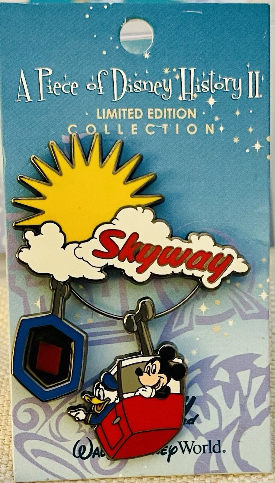 Disney Skyway Piece Of History Pin HTF MOC