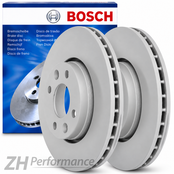 2X Bosch 0 986 479 C17 BD2117 Bremsscheibe Ø258Mm Vorn Dacia Mercedes Renault-image