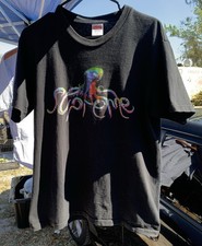 Supreme Black Octopus Graphic Logo Crew Neck Men's Cotton T-Shirt Size Medium