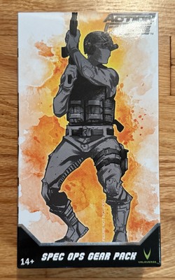Valaverse Action Force Special Ops Gear Pack (Female Black) Figure Accessory Set