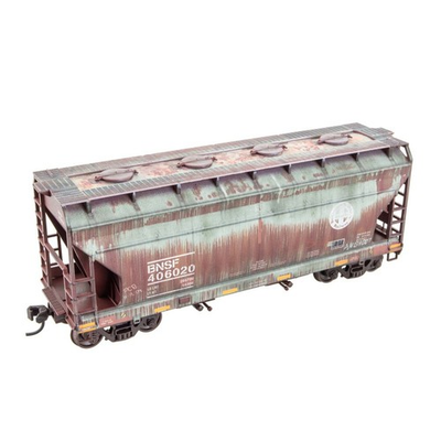 #ad #ad Micro Trains MTL HO 2200 007 BNSF ACF 2 Bay Covered Hopper Kit Grit N#x27; Grime $49.95