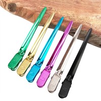 12 StüCk Haidressing Clips Edelstahl Entenschnabel Haarspangen Salon Haar