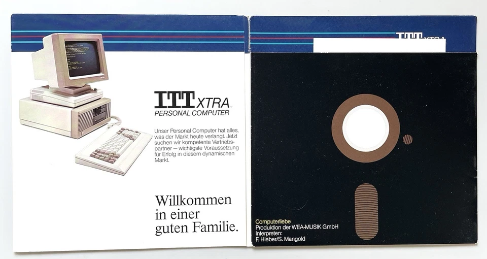 PASO DOBLE COMPUTERLIEBE 7" Vinyl Single ITT SEL PROMO 1984 ndw nena falco eav - Bild 2 von 4