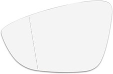 Mirror Glass Heated with Backing Plate Driver Side Left Side Rear View Mirror Gl