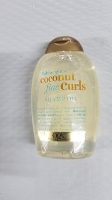 OGX Lightweight + Coconut Fine Curls Shampoo, Coconut Water, 13 fl oz NEW