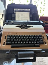 Vintage Sears Brother Electric Portable typewriter w/ Case - For Parts - READ thumbnail