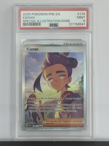 Kieran graded PSA 9 for sale on eBay