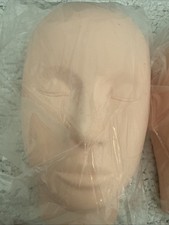 Practice Head Makeup Eyelashes Soft skin mannequin
