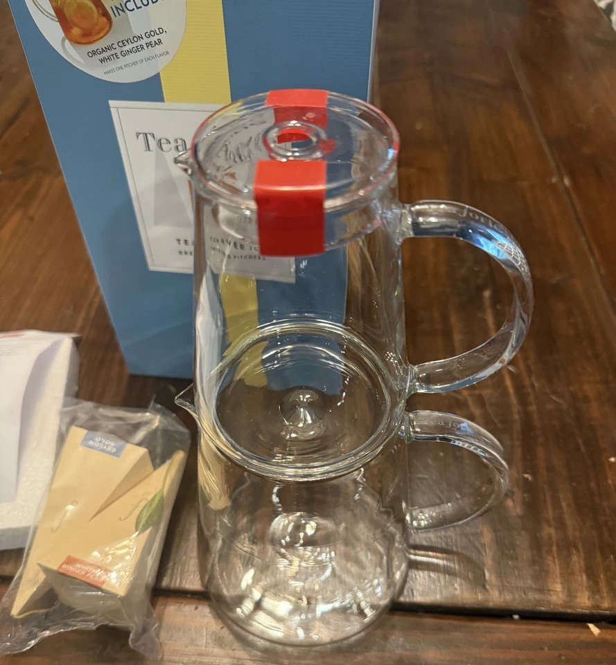 TEA FORTE чай над льдом заваривания кувшин новый в открытой коробке  - Изображение 4 из 4