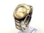 Vintage Seiko Automatic Watch 7006-7120 TV Screen Two Tone Original Bracelet VGC
