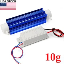 10g Ozone Generator Quartz Tube Air Purifier (Water treatment) with Power Supply