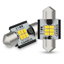 Auxito 31mm Festoon De3175 Led Map Dome Interior Light Bulbs 6000k White Canbus