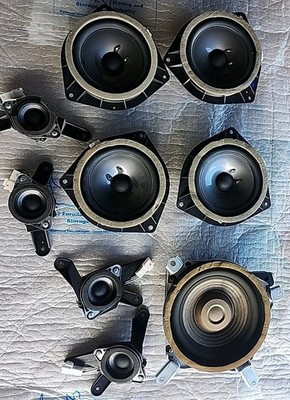 レクサス IS 250純正スピーカー　セット 2006-2013 Lexus IS250 IS350 factory 9 speaker tweeter subwoofer