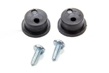 Ultra Shield Helmet Tear Off Post - Hardware Included - Plastic - Black - Kit