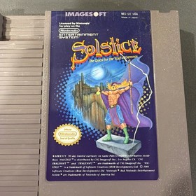 Solstice: The Quest for the Staff of Demnos (Nintendo NES) Cartridge