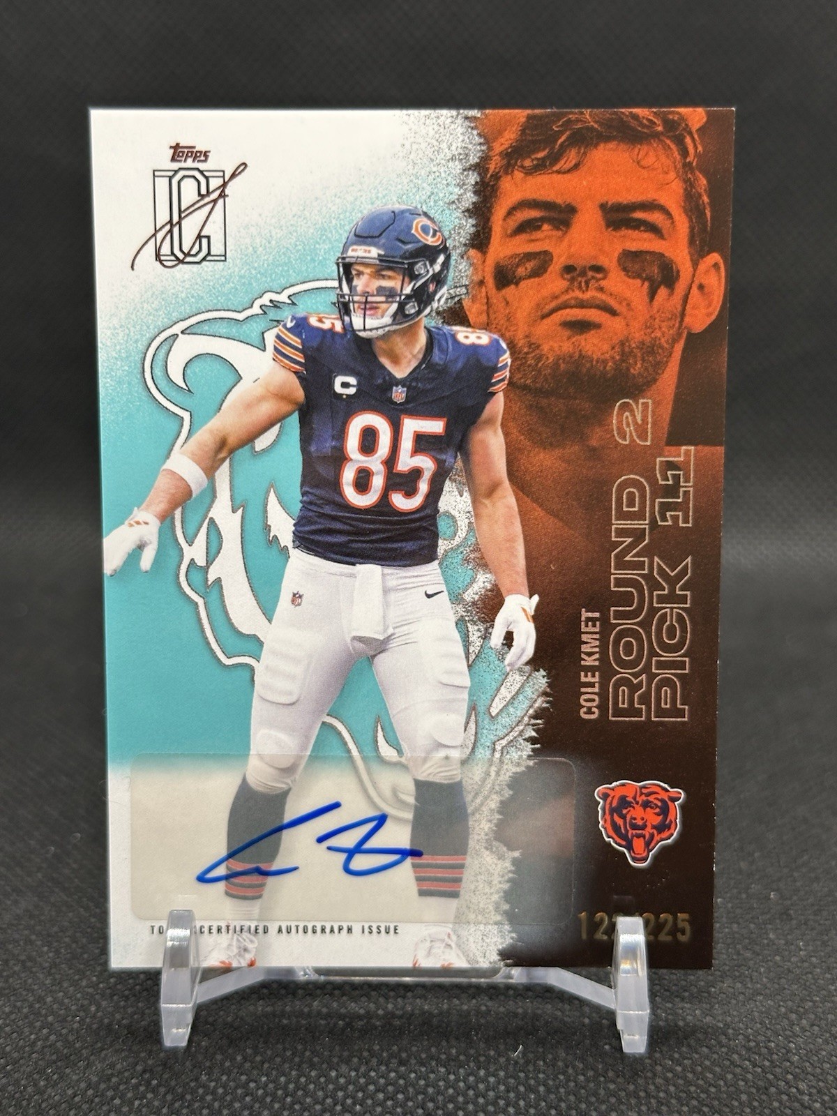 2025 Topps Signature Class #68 Cole Kmet Autographs Silver #/275