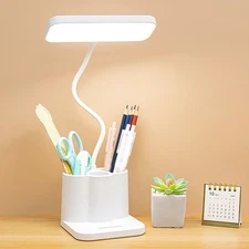 Desk Lamp Dimmable Color Adjustable Dormitory Desk Lamp Eye Protection Bedside