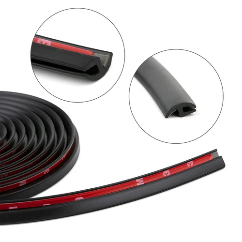 Tira de sello de goma universal del panel del limpiaparabrisas delantero del coche de 2 m - Imagen 3 de 17