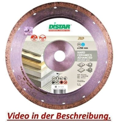 Diamond Cutting Disc 1A1R 230X1.6X10X25.4 Hard Ceramics ADVANCED W1/M8