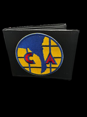 Cartera de hombre Club America De Piel Mens Leather Wallet Black America  - Main Image