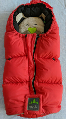 WIE NEU Odenwälder Mucki L BabyNest Winterfußsack Fußsack