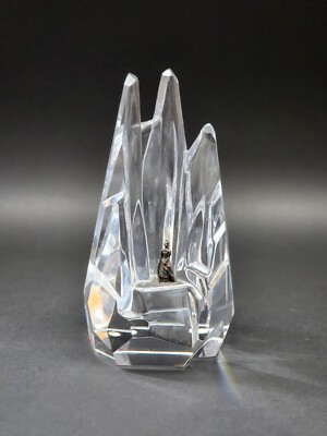SEVRES Crystal Ice Palace Sculpture by Rush Dougherty Frozen Snow Queen