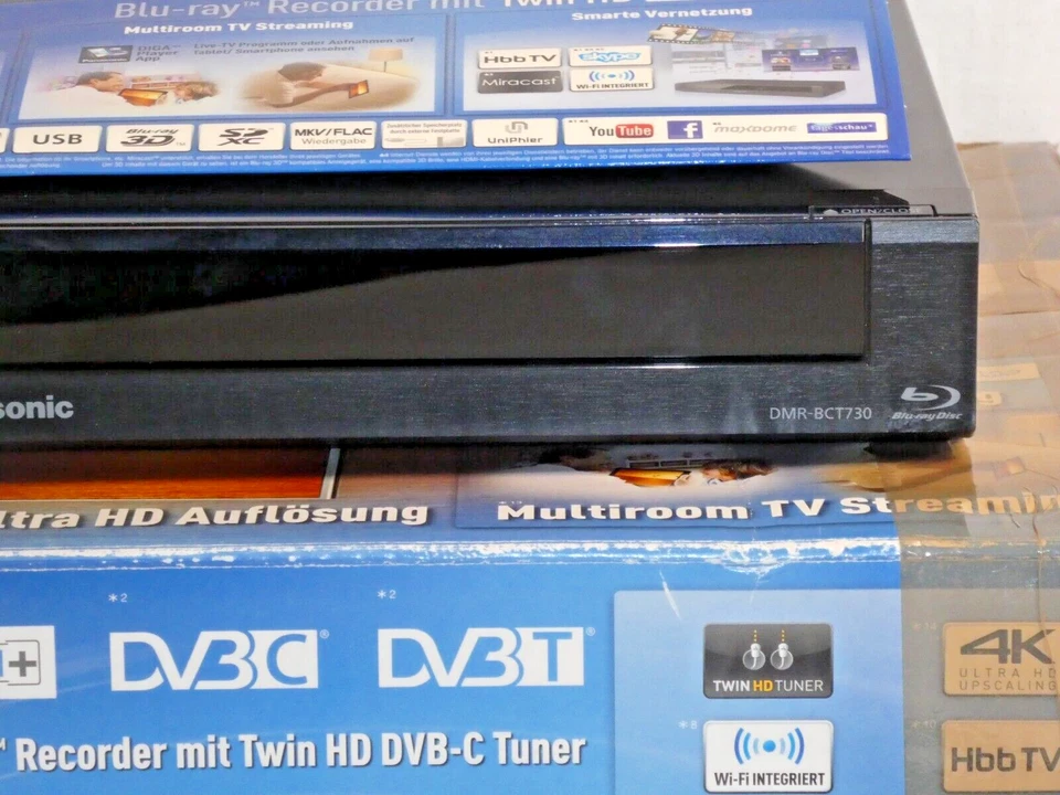 Panasonic DMR-BCT730 3D Blu-ray Recorder / 500GB HDD in OVP, 2 Jahre Garantie - Bild 3 von 4